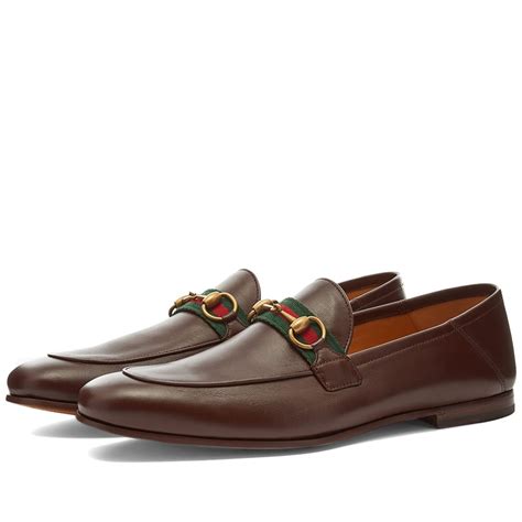 Gucci web brixton loafers